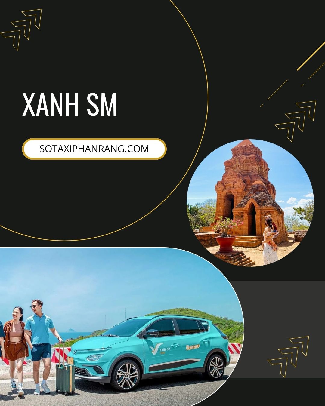 Taxi Xanh SM Phan Rang - VinFast điện