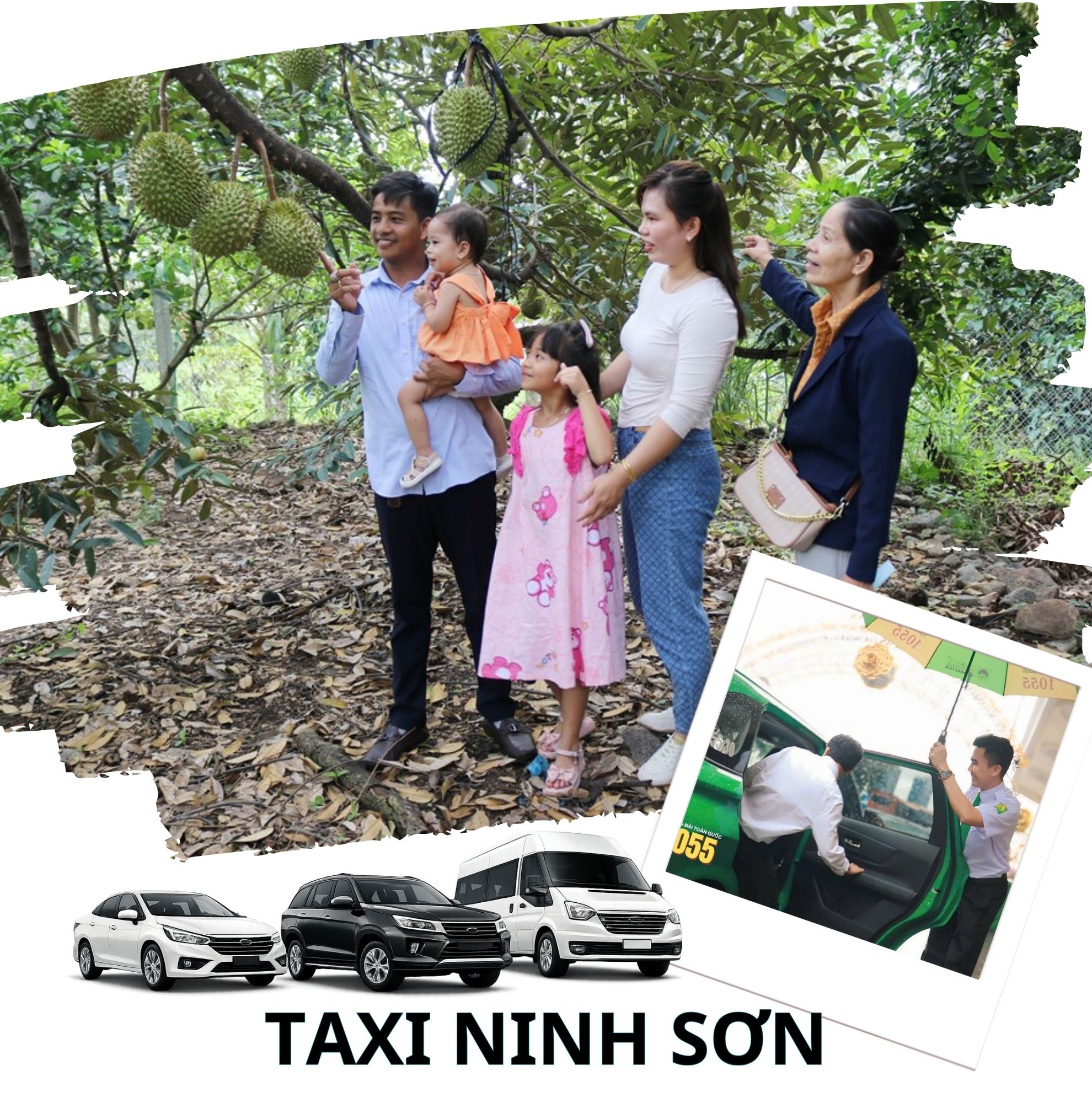 Taxi tham quan Ninh Sơn: Thác Sakai và Vườn trái cây Lâm Sơn