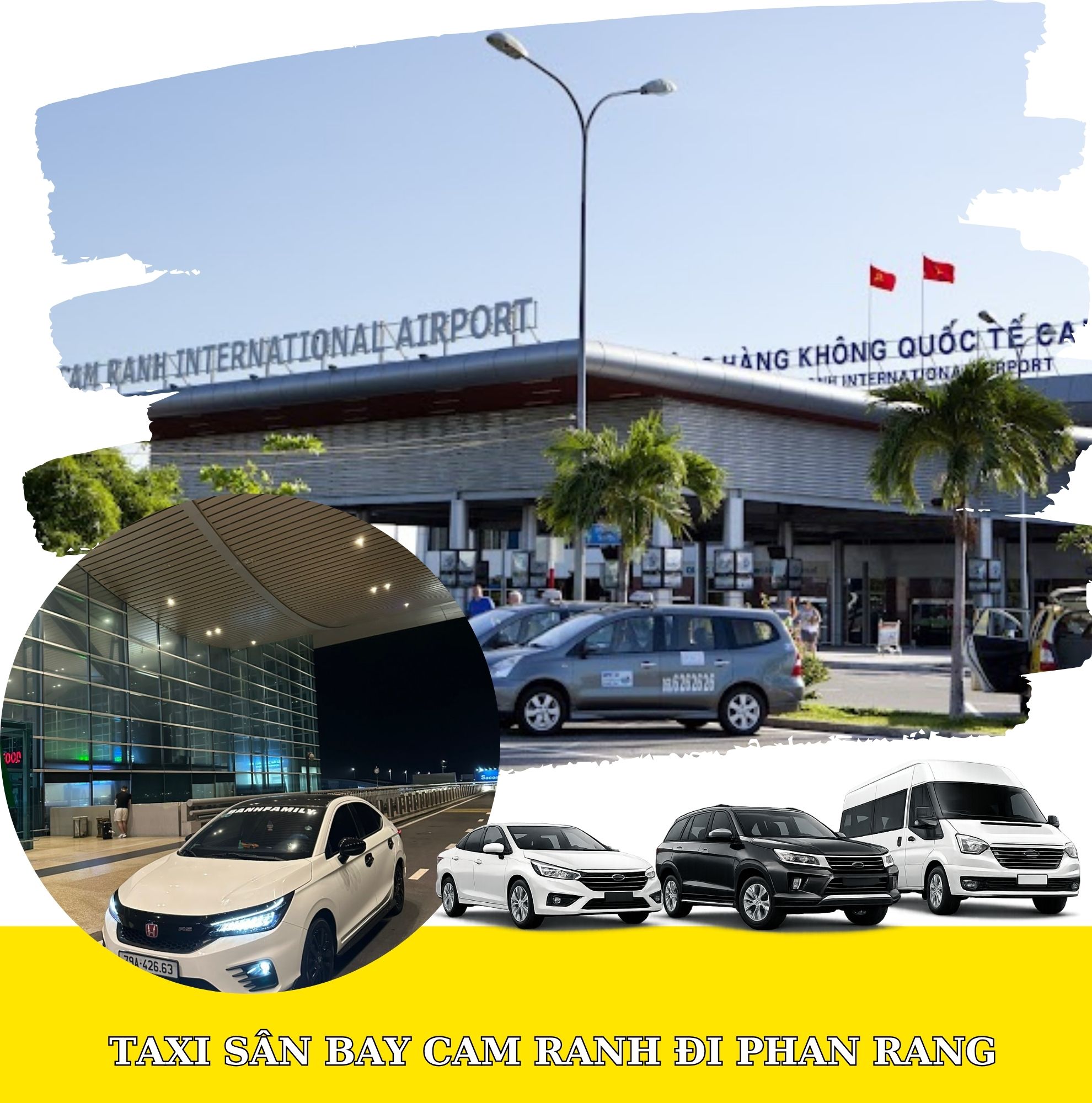 taxi đưa đón sân bay Cam Ranh đi Phan Rang giá rẻ ổn định nhất