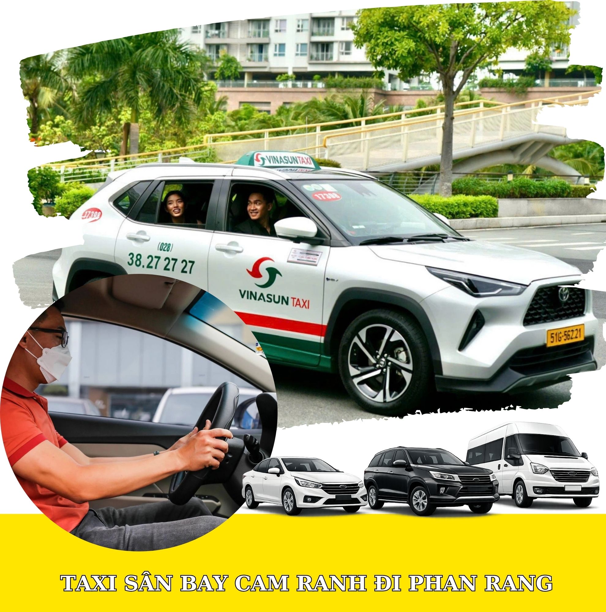 bảng giá taxi đưa đón sân bay Cam Ranh đi Phan Rang tân nơi